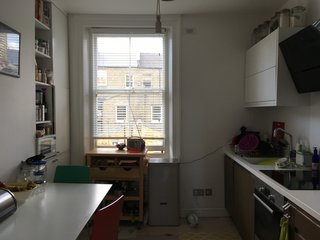 The couple needed more counter space to work.