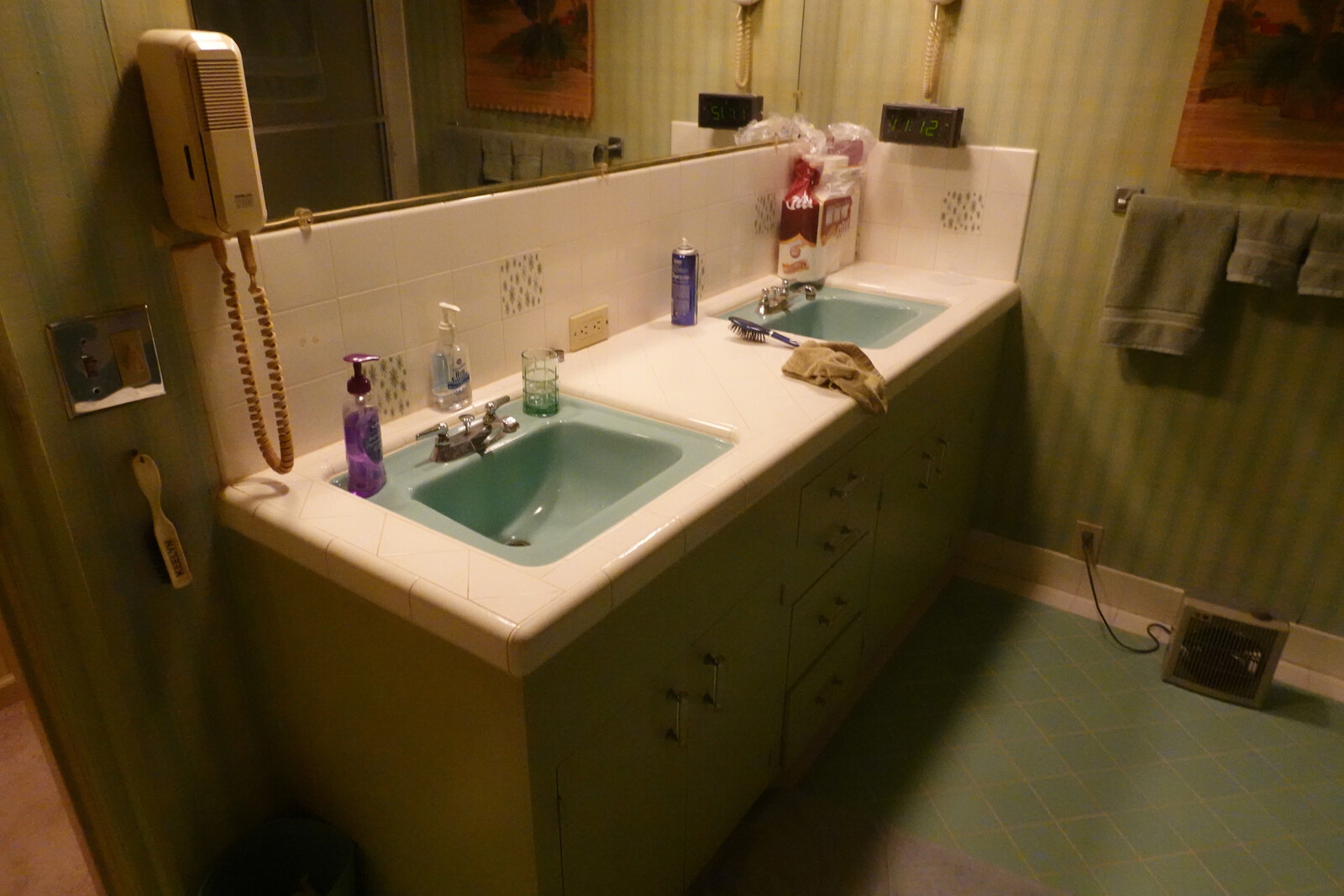 Before: The original bathroom finishes needed to be updated.