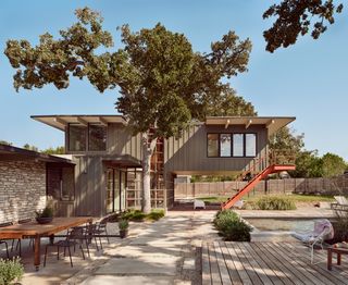Before & After: They Saved Their Quirky Texas Midcentury—and Its Surprising Rear Addition