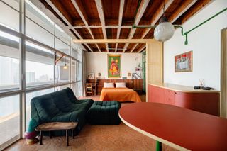 Budget Breakdown: $24K and a Ton of Broken Tile Refresh a Flat in an Oscar Niemeyer Landmark