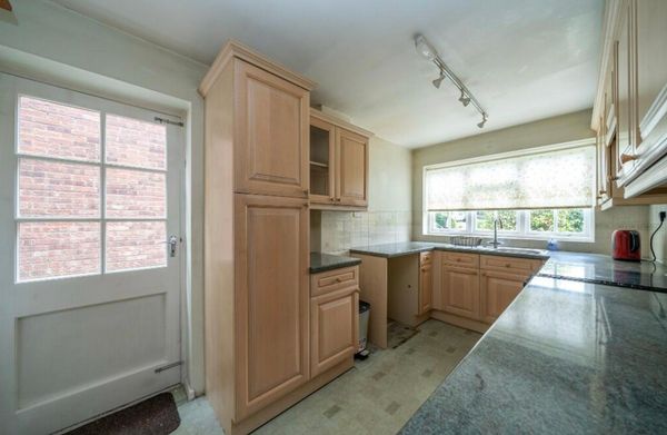 Before: When Simon and Jo Bryant bought this detached estate house in St. Albans, England, in 2023, the kitchen was at the front of the house.