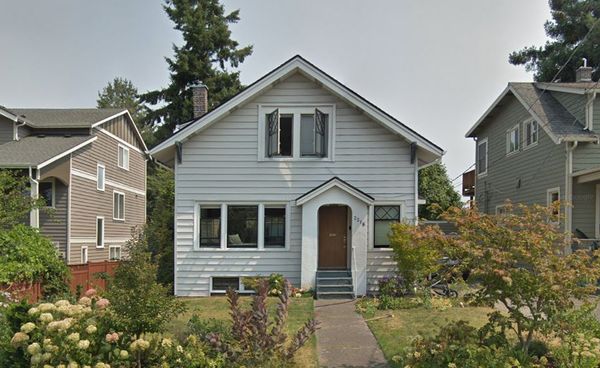 Before: Charlotte and Adam Aljets bought the two-bedroom house in 2013 for a little over $400,000 with the intention of growing the house with their family eventually.