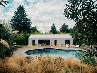 Budget Breakdown: A $262K Pool House Puts the Finishing Touch on Revived 1953 Portland Property