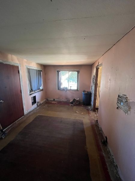 Before: The house had not been cared for, and needed a full gut remodel to make it livable.