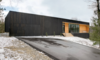 Front Approach with Flush Garage Door Photo 8 of The Raven Home modern home