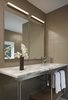 custom lavatory stand, guest bath Photo 5 of Woodland Dune Home modern home