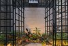 Modern home with Outdoor, Flowers, Stone Patio, Porch, Deck, Side Yard, and Post Lighting. interior patio Photo 14 of Melón House