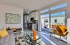 Slider to deck from Living Room - Palm Canyon Mobile Club Photo 7 of Tiny Homes in Palm Springs modern home