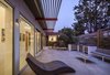 Modern home with Exterior. courtyard at dusk Photo 9 of Oak Street
