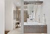 Modern home with Engineered Quartz Counter, Recessed Lighting, and Accent Lighting. master bath Photo 11 of San Francisco Apartment