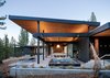 Modern home with Outdoor, Flowers, Trees, Back Yard, Hanging Lighting, Large Patio, Porch, Deck, Concrete Patio, Porch, Deck, and Small Pools, Tubs, Shower. Outdoor Patio Photo 5 of Martis Camp Residence I