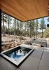 Modern home with Outdoor, Back Yard, Flowers, Boulders, Large Patio, Porch, Deck, Small Pools, Tubs, Shower, and Concrete Patio, Porch, Deck. Outdoor Spa Photo 11 of Martis Camp Residence I