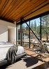Modern home with Bedroom, Bed, Chair, and Light Hardwood Floor. Master Bedroom Photo 9 of Martis Camp Residence I