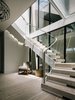 Modern home with Light Hardwood Floor, Staircase, Wood Tread, and Wood Railing. Entry Stair Photo 15 of Butterfly House