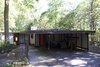 Modern home with Exterior, Mid-Century Building Type, House Building Type, Concrete Siding Material, and Flat RoofLine. Carport Photo 3 of Kalamazoo Post and Beam Restoration