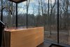 Modern home with Bath Room, Slate Floor, Soaking Tub, and Freestanding Tub. Hinoki tub with floor drain Photo 7 of House in the Woods