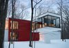 Modern home with Bath Room, Freestanding Tub, and Soaking Tub. Addition Photo 15 of House in the Woods