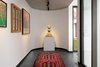 Modern home with Slate Floor. Art display Photo 16 of House in the Woods