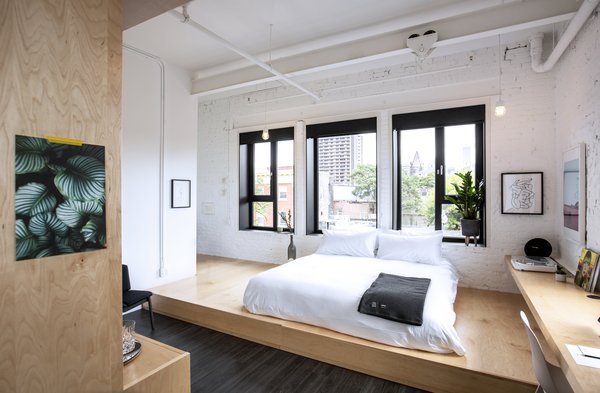 Set in a century-old, brick-and-industrial steel building that originally housed horse stables, the Annex is a hybrid hospitality concept that is part Airbnb, part boutique hotel. Designed by Toronto–based architecture practice StudioAC in collaboration with the Gauley Brothers and Moss, the carefully curated hotel reflects the local community: All of the spaces feature the work of hand-picked local artists, musicians, and chefs.