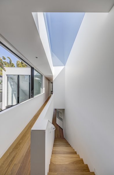 Best 60 Modern Staircase Design Photos And Ideas Dwell A Large Skylight Mirrors The Plan Of Stairs Allowing Light To Fall Into