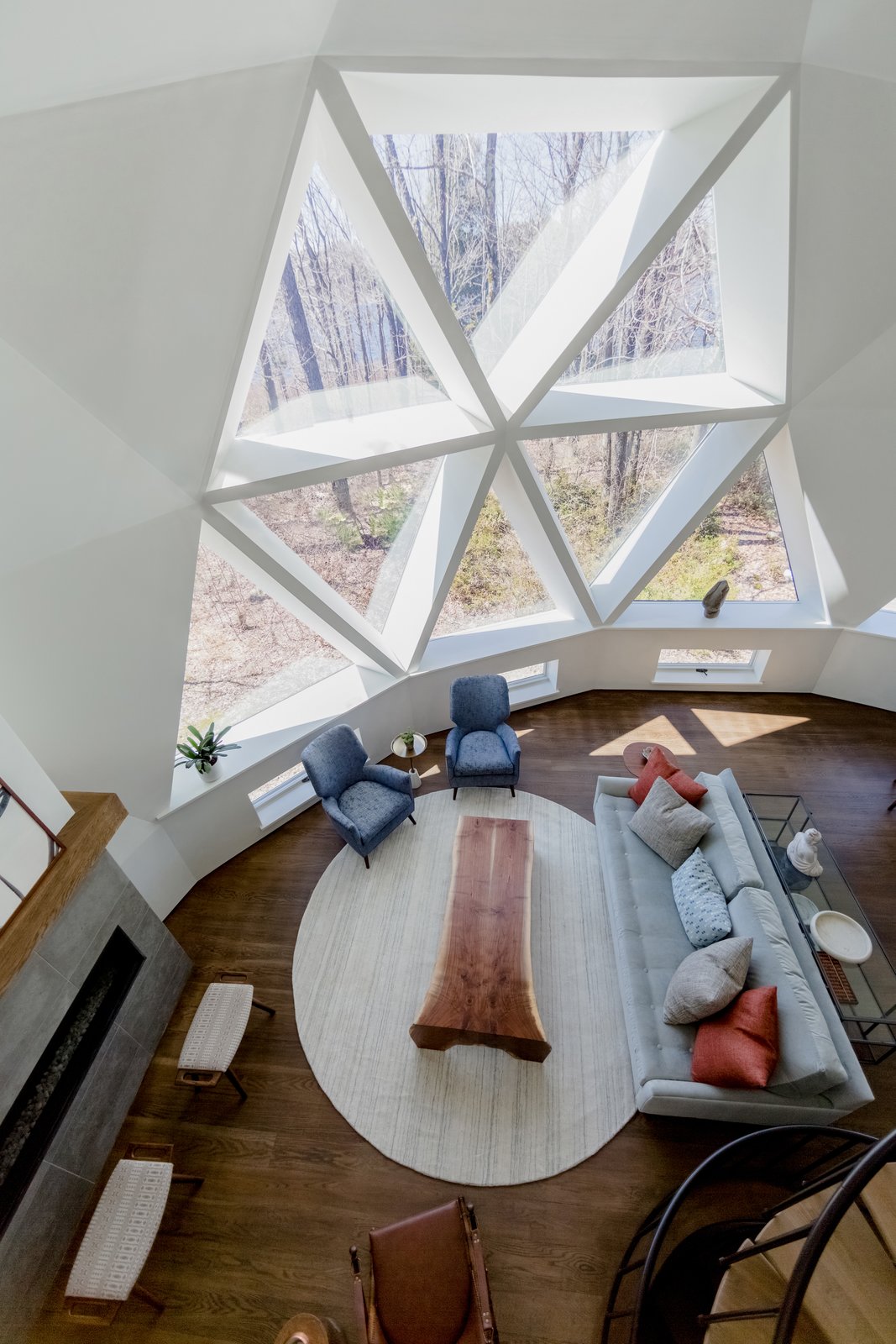 Photo 2 of 17 in A Geodesic Dome Shines With a Light and Bright ...