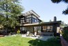 Modern home with Exterior, House Building Type, Metal Roof Material, Stucco Siding Material, Shed RoofLine, Mid-Century Building Type, and Ranch Building Type. Backyard Photo 3 of Ridgemont Residence