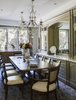 Modern home with Dining Room, Chair, Shelves, Storage, Table, Pendant Lighting, Recessed Lighting, and Medium Hardwood Floor. Formal dining room Photo 6 of Rustic elegance