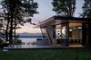 Modern home with Outdoor, Grass, Back Yard, Small Patio, Porch, Deck, and Wood Patio, Porch, Deck. Case Inlet Retreat Photo 6 of Case Inlet Retreat