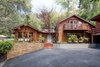 Modern home with Outdoor and Front Yard. Front Entrance Photo of Cedar Lodge on over a 1/2 Private Acre in Lower Nichols Canyon