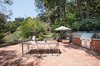 Modern home with Outdoor, Side Yard, and Pavers Patio, Porch, Deck. Side Yard Deck Photo 5 of Cedar Lodge on over a 1/2 Private Acre in Lower Nichols Canyon