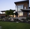 Modern home with Outdoor, Back Yard, Grass, and Small Patio, Porch, Deck. Mountain View Residence Photo 9 of Mountain View Residence