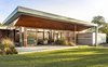 Modern home with Outdoor, Grass, Trees, Front Yard, Shrubs, Hardscapes, and Concrete Patio, Porch, Deck. The front view of a retreat place. Photo of The Open house