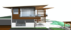Modern home with Outdoor. 3D model drawing Photo 13 of Pacific Breeze house overlooking the Ocean