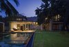 Modern home with Outdoor, Garden, Trees, Shrubs, Grass, Swimming Pools, Tubs, Shower, Gardens, Infinity Pools, Tubs, Shower, Standard Construction Pools, Tubs, Shower, Flowers, Stone Patio, Porch, Deck, Large Patio, Porch, Deck, Wood Patio, Porch, Deck, and Landscape Lighting. Duravit- Bathroom Faucets, Bathroom Sinks, Bathtub & Shower
Hansgrohe- Plumbing
Bharat Floorings Group- Floor
Daikin- Air Conditioners
Imagination Lights- Lighting
Marble Center International- Floor
Moie- Furniture Photo of VILLA RIBANDAR