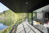 Modern home with Living Room, Ceiling Lighting, Light Hardwood Floor, Recessed Lighting, Concrete Floor, and Sofa. Family Room Photo 3 of Riverwood