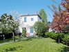 Modern home with Outdoor, Front Yard, Side Yard, Garden, Grass, Flowers, Gardens, Trees, Walkways, and Metal Fences, Wall. heritage-aware garden layout Photo 2 of Taut´s Home (Tautes Heim) - Rentable museum of design and architecture of the 1920s