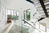 Modern home with Windows, Picture Window Type, and Metal. The open, flexible floor plan preserves clear sight lines to the views outside at the bedroom level. Photo 12 of Milwood Residence