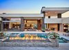Modern home with Outdoor, Back Yard, Swimming Pools, Tubs, Shower, and Desert. Rear Exterior Photo of Outside In