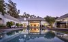 Modern home with Outdoor, Hardscapes, Raised Planters, Back Yard, Gardens, Walkways, Large Pools, Tubs, Shower, Plunge Pools, Tubs, Shower, Infinity Pools, Tubs, Shower, Swimming Pools, Tubs, Shower, Lap Pools, Tubs, Shower, Concrete Patio, Porch, Deck, Stone Patio, Porch, Deck, and Large Patio, Porch, Deck. Sonoma Cool: living room and main patios. Firepit, outdoor kitchen and dining. Party ready, or a quiet evening. Your call. Photo 6 of Wine Country Cool