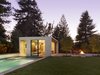 Who brought the marshmallows? A glass of pinot as a perfect pairing. Photo 2 of Sonoma Poolhouse modern home