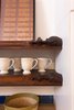 Details of the carved wood shelves Photo 12 of QUINTESSENTIAL BERKELEY modern home