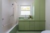 Springy green bathroom Photo 19 of QUINTESSENTIAL BERKELEY modern home