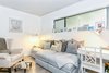 Modern home with Office, Chair, Desk, Study Room Type, Vinyl Floor, Shelves, and Lamps. Small home office Photo 2 of California Street Home