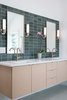 Modern home with Bath Room, Engineered Quartz Counter, Porcelain Tile Floor, Undermount Sink, and Ceramic Tile Wall. Master Bath Photo 14 of 20th Street