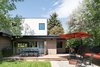 Modern home with Outdoor, Large Patio, Porch, Deck, Decking Patio, Porch, Deck, Back Yard, Walkways, and Horizontal Fences, Wall. Backyard Photo of 20th Street