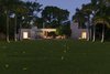 Modern home with Outdoor, Concrete Pools, Tubs, Shower, Stone Patio, Porch, Deck, Swimming Pools, Tubs, Shower, Grass, Small Patio, Porch, Deck, Stone Fences, Wall, Infinity Pools, Tubs, Shower, Large Pools, Tubs, Shower, Back Yard, Landscape Lighting, Concrete Fences, Wall, and Trees. And the fireflies at dusk Photo 14 of Casa Sisal