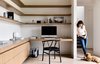 Modern home with Office, Light Hardwood Floor, Desk, Shelves, and Chair. If you thought being productive at home was just another oxymoron, think again. Here are six tips for creating a focus-friendly home office. Photo 3 of Brighton 5 by InForm