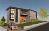 Modern home with Exterior, Metal Siding Material, Flat RoofLine, House Building Type, and Stucco Siding Material. Early concept rendering: The addition is re-oriented toward south. The south-facing wall is designed to support solar panels. Photo 18 of Arlington Solar