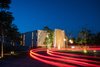 Modern home with Outdoor, Front Yard, and Landscape Lighting. Facade Photo 19 of Casa Chaaltun