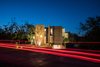 Modern home with Outdoor, Landscape Lighting, Trees, Hanging Lighting, and Front Yard. Facade Photo 20 of Casa Chaaltun